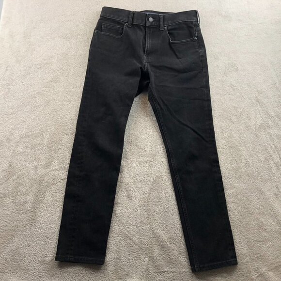 Everlane Women's Jeans 29x28 Black Denim Slim Straight Casual Classic - Picture 11 of 12